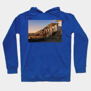 Thorpe Bay Beach Huts Essex England Hoodie